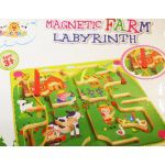 Magnetyczny Drewniany Labirynt - FARMA